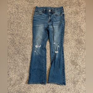 Girls Old Navy High Rise Flare Denim Jeans (12)
